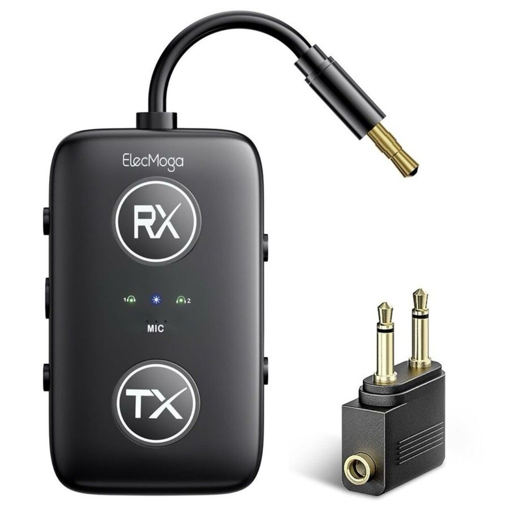 Upgraded Airplane Bluetooth 5.4 Transmitter with Qualcomm Chipset, ElecM...
